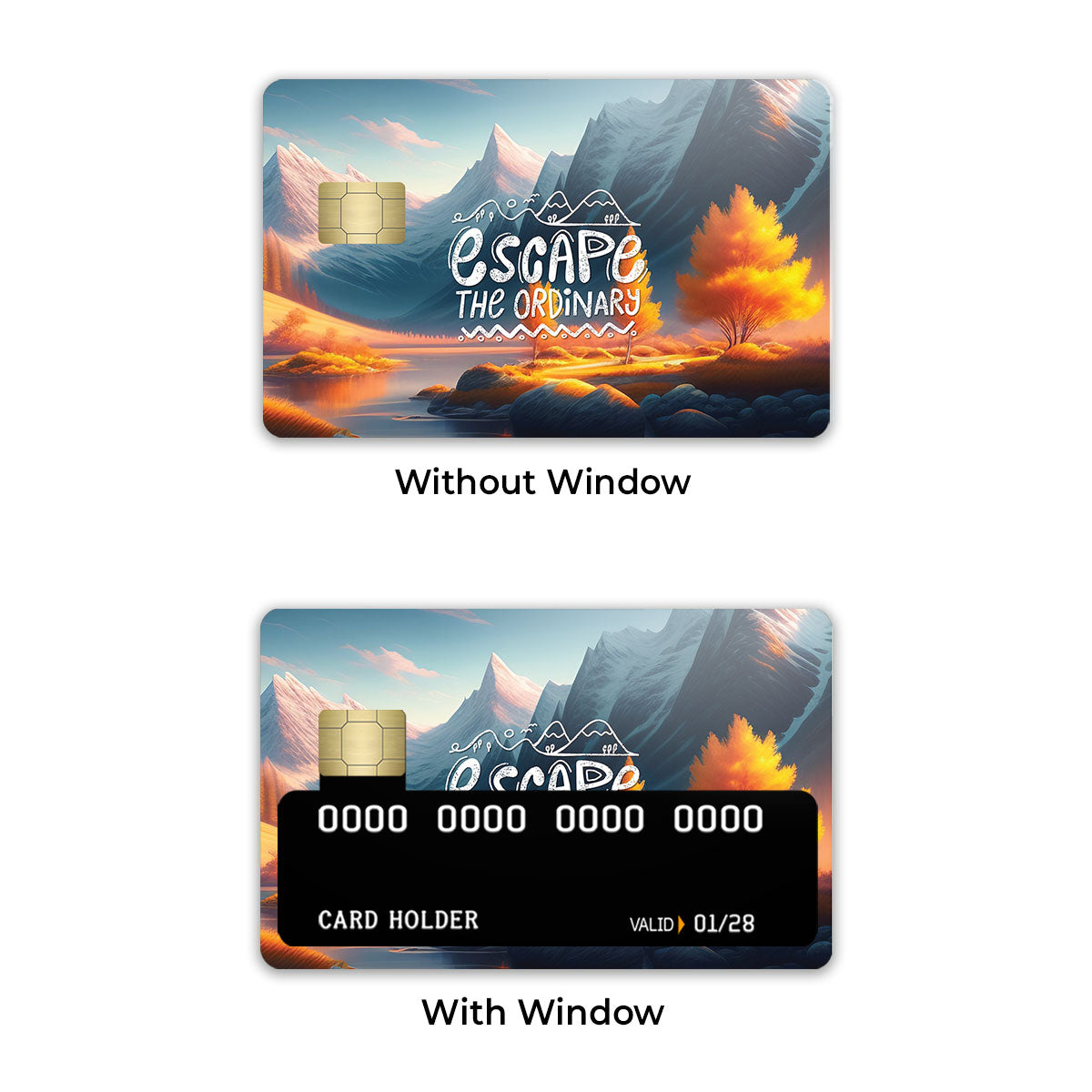 Escape The Ordinary Credit Card / Debit Card Skin