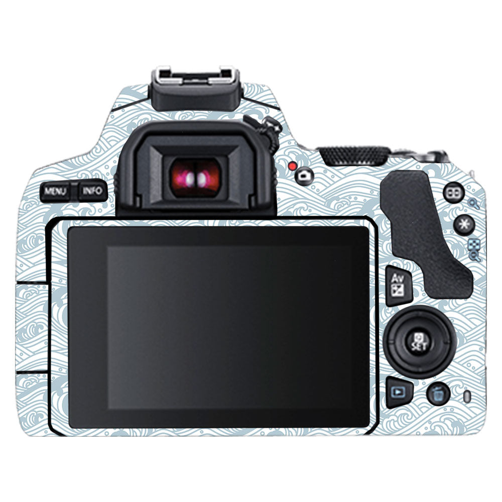 Textured Frost Wave Canon EOS 200D II Camera Skin
