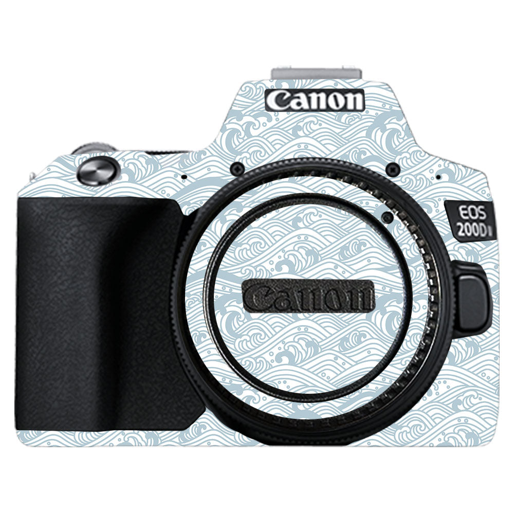 Textured Frost Wave Canon EOS 200D II Camera Skin