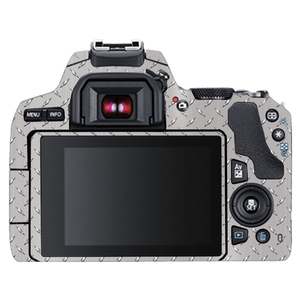 Textured Silver Tread Canon EOS 200D II Camera Skin