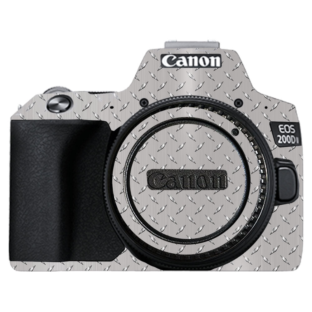 Textured Silver Tread Canon EOS 200D II Camera Skin