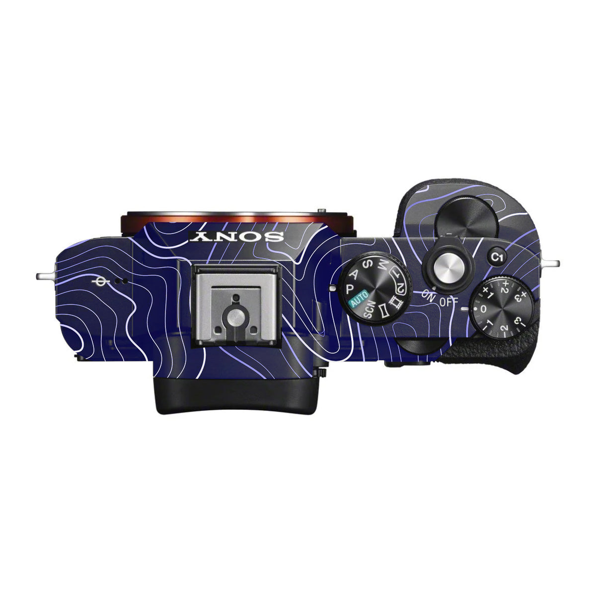 Deep Blue Contour Sony A7 S Camera Skin
