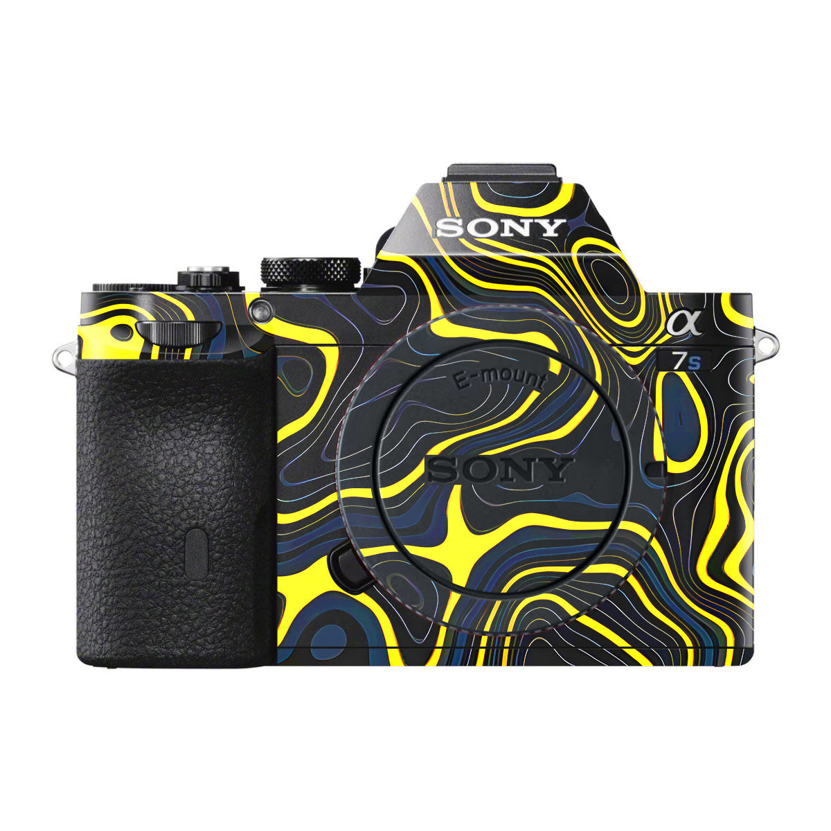Neon Lava Contours Sony A7 S Camera Skin