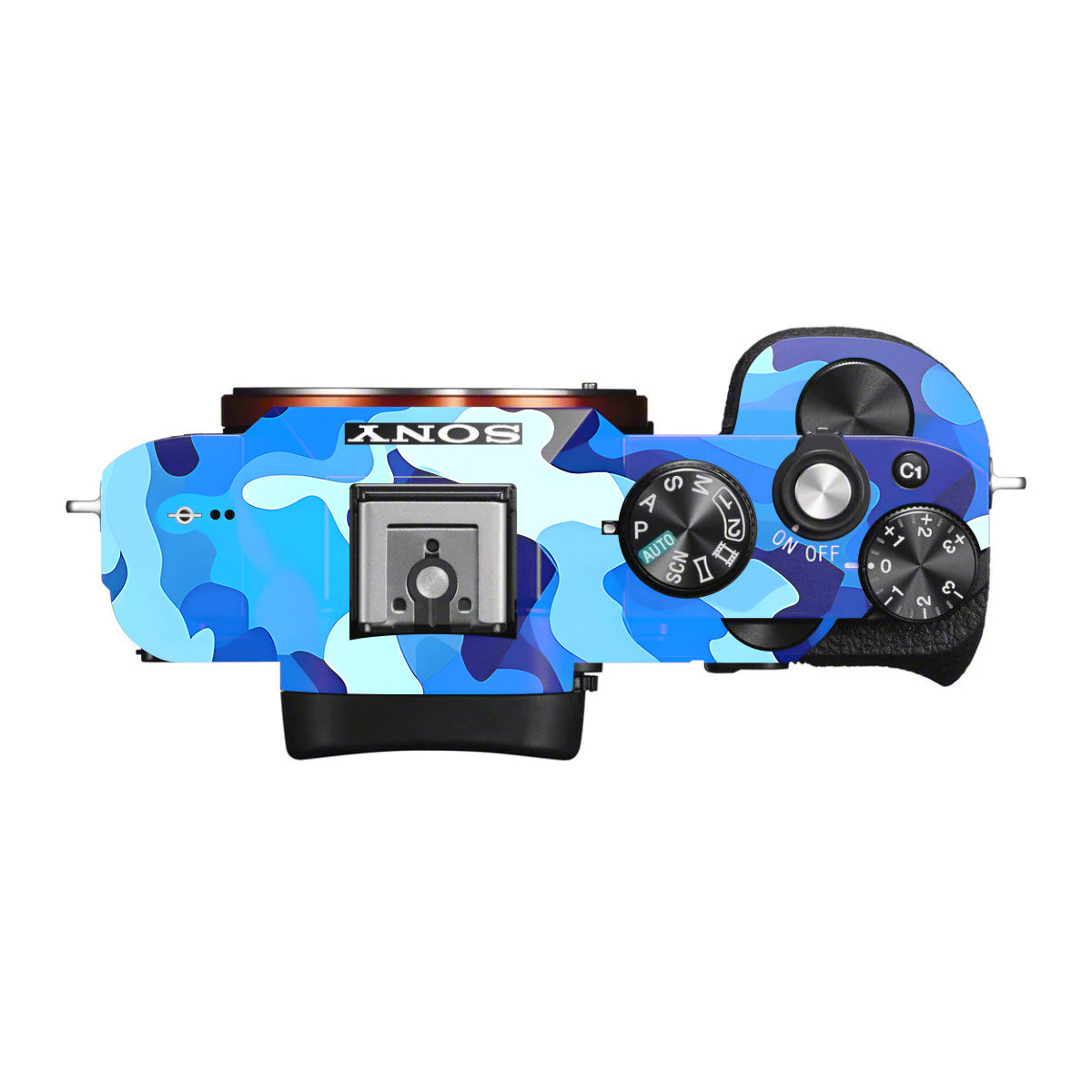 Arctic Blue Camo Pattern Sony A7 S Camera Skin