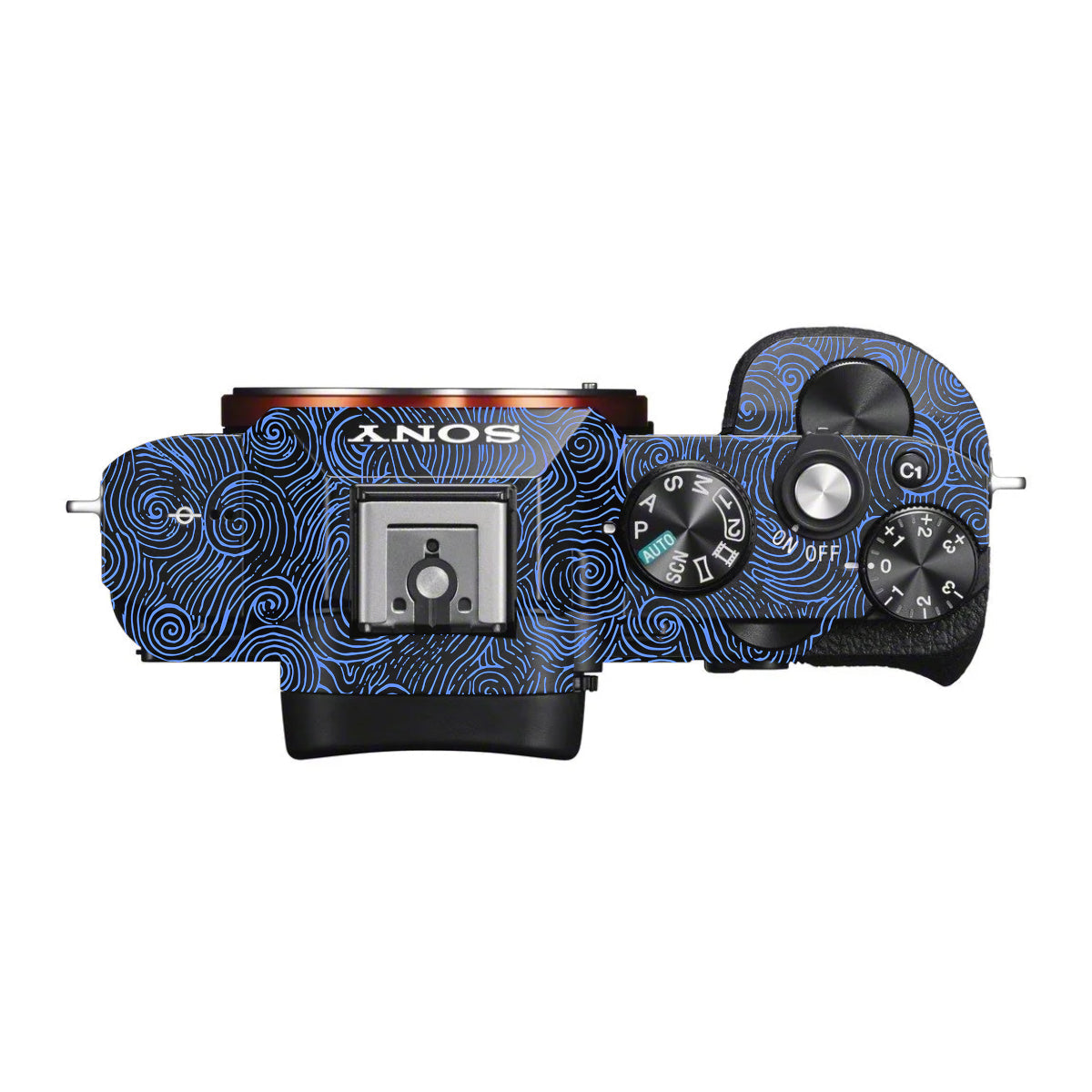 Blue Spirals Sony A7 S Camera Skin