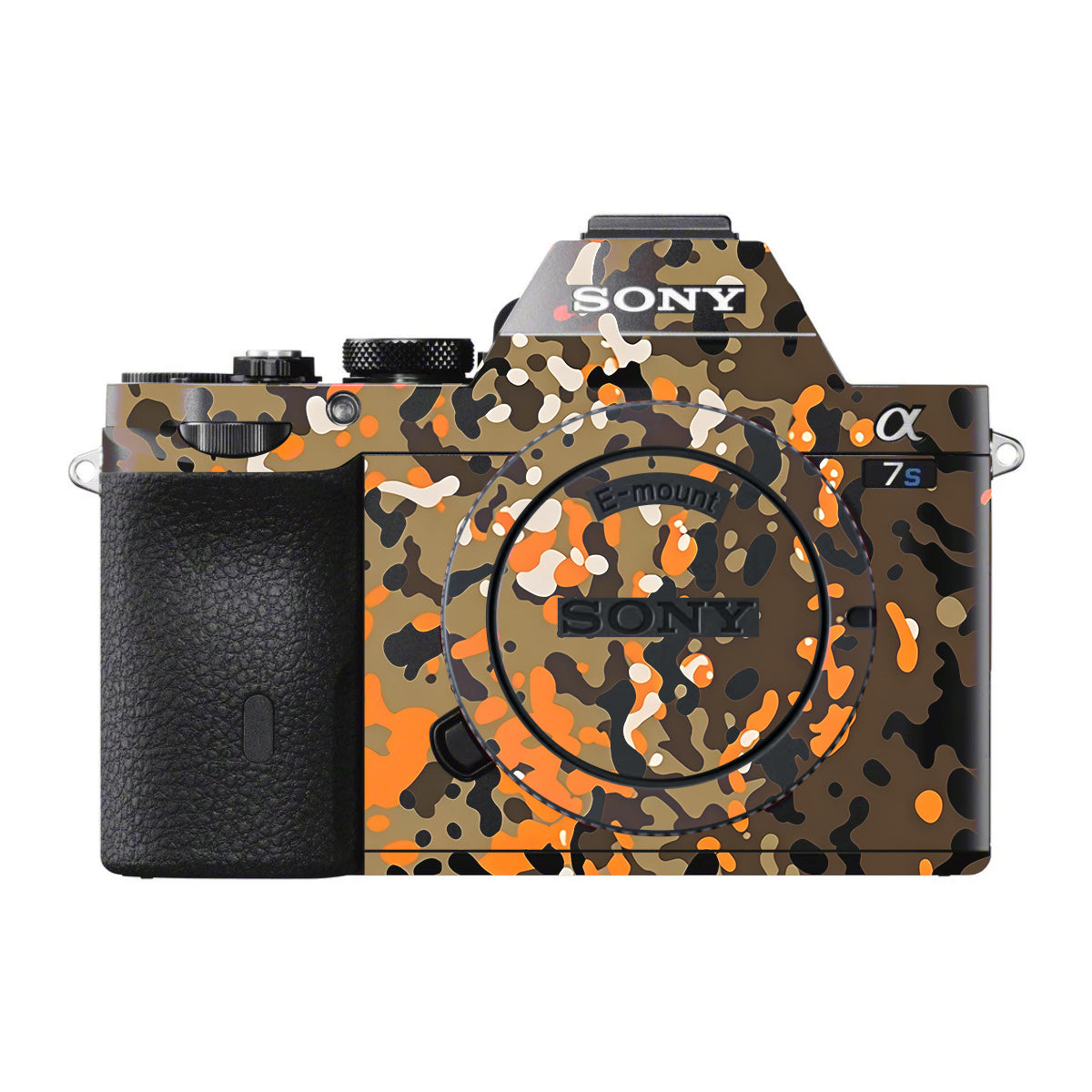 Orange Brown Spot  Sony A7 S Camera Skin