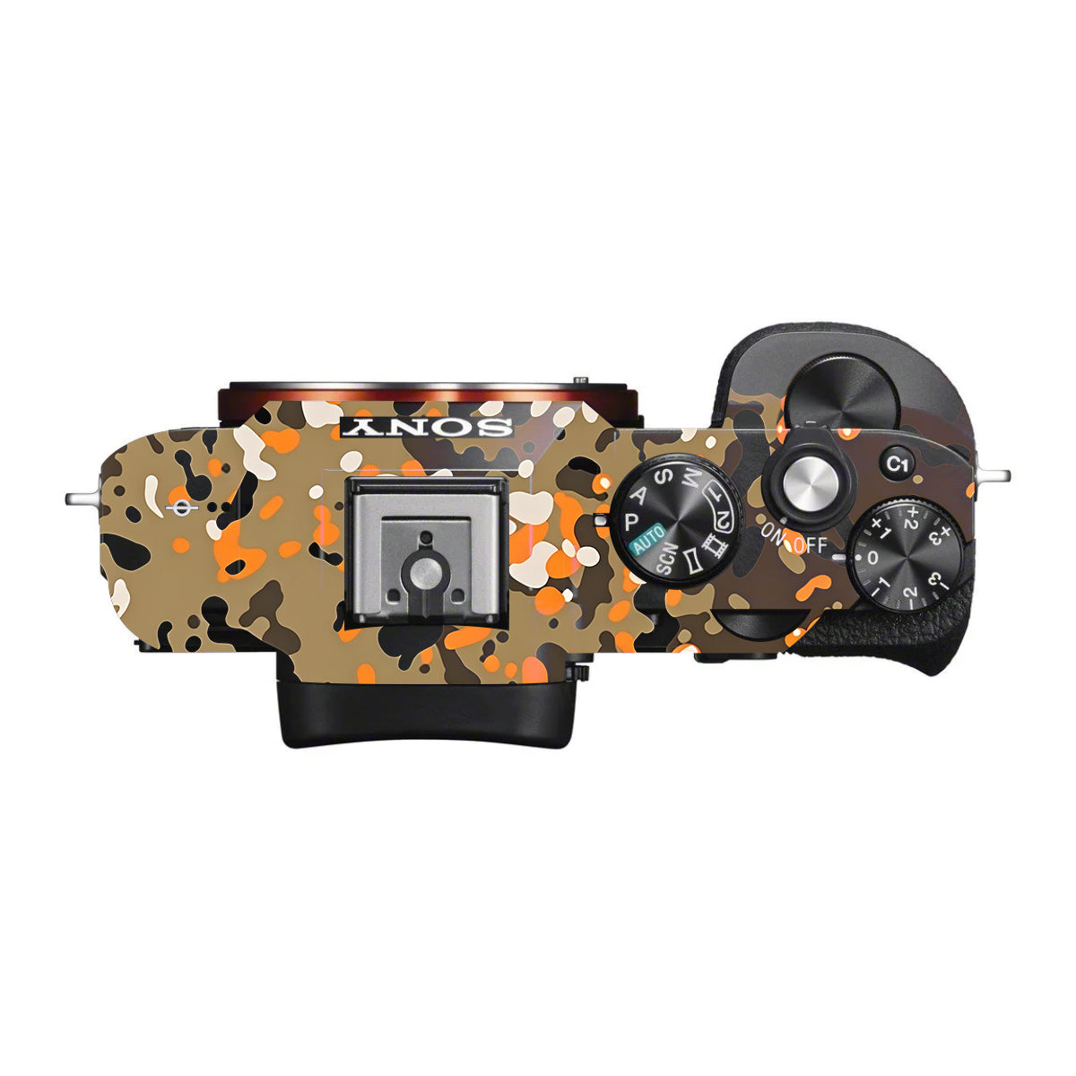 Orange Brown Spot  Sony A7 S Camera Skin