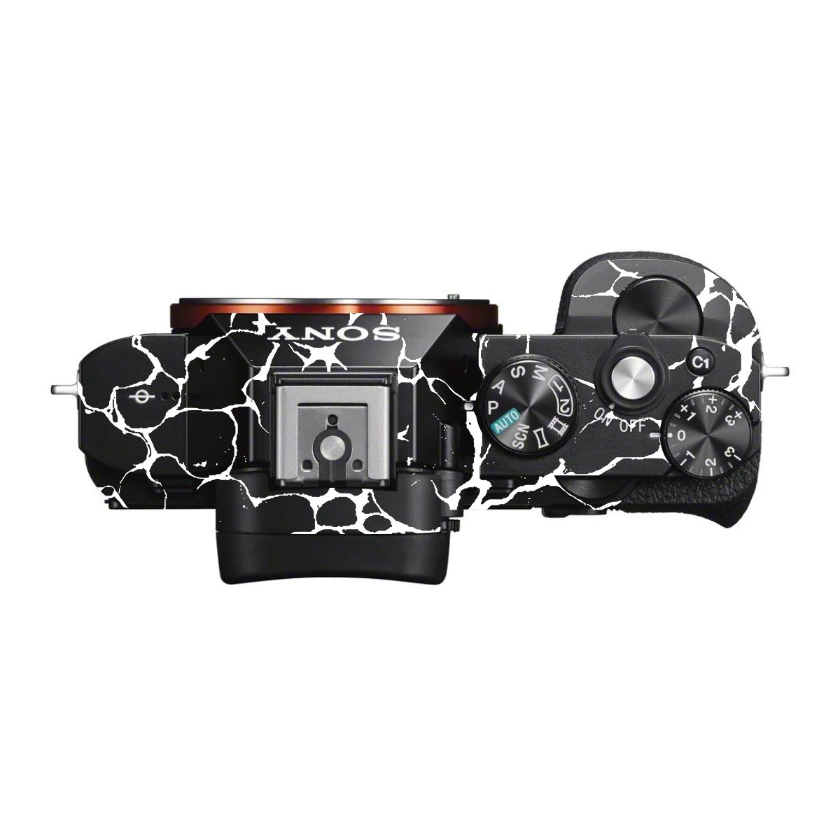 White Web Sony A7 S Camera Skin