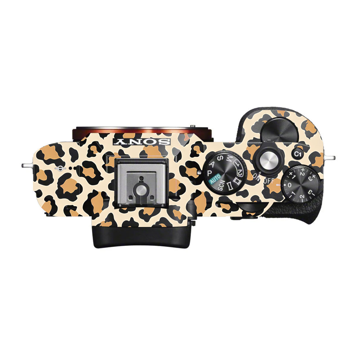Sandy Leopard Spots Sony A7 S Camera Skin