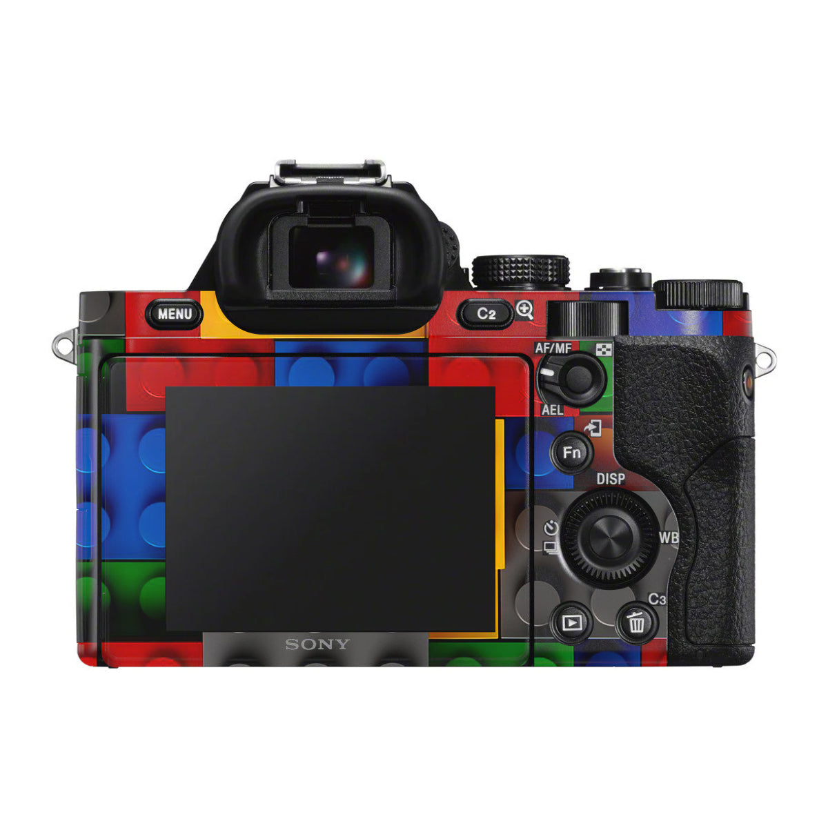 Colorful LEGO Brick Wall Pattern Sony A7 S Camera Skin