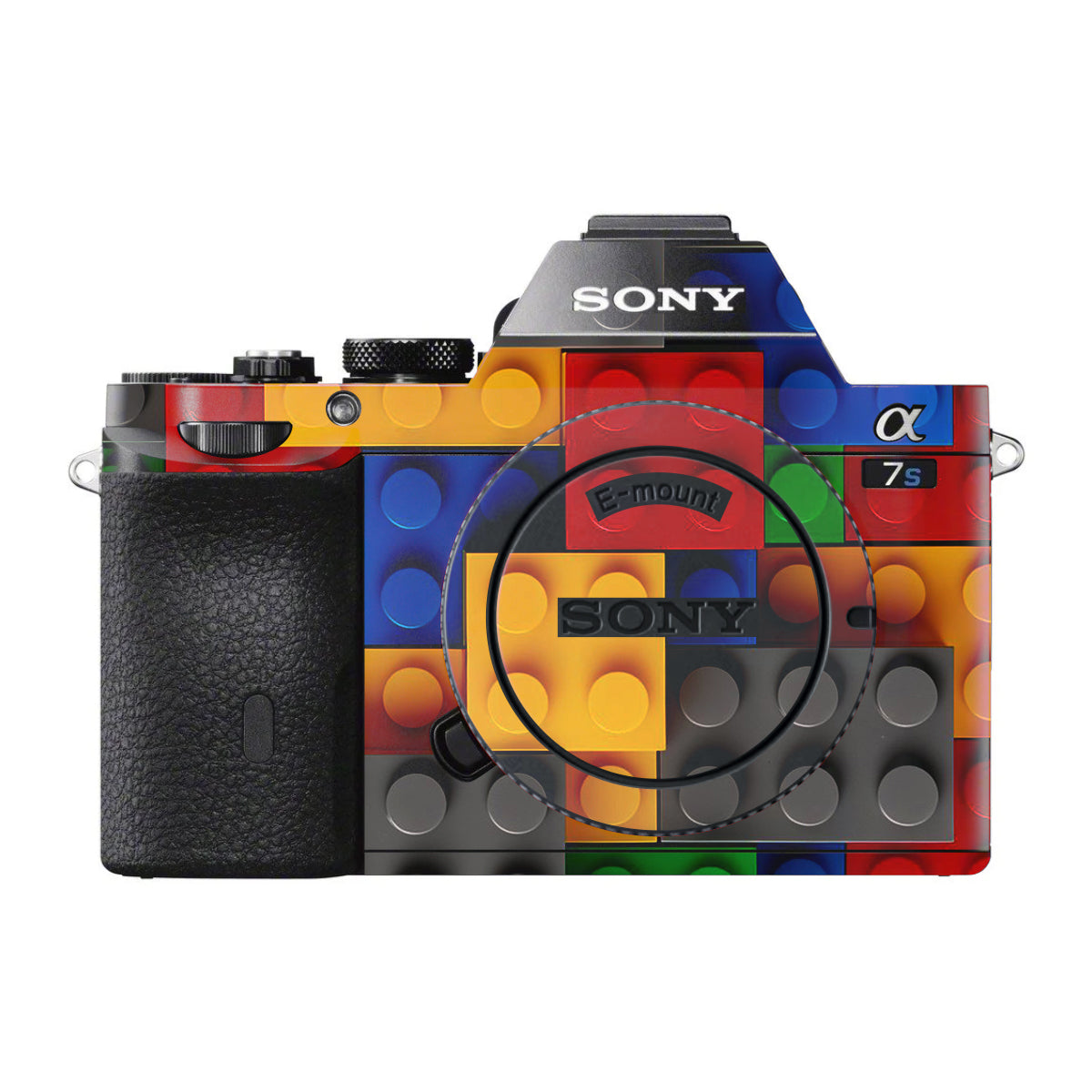 Colorful LEGO Brick Wall Pattern Sony A7 S Camera Skin