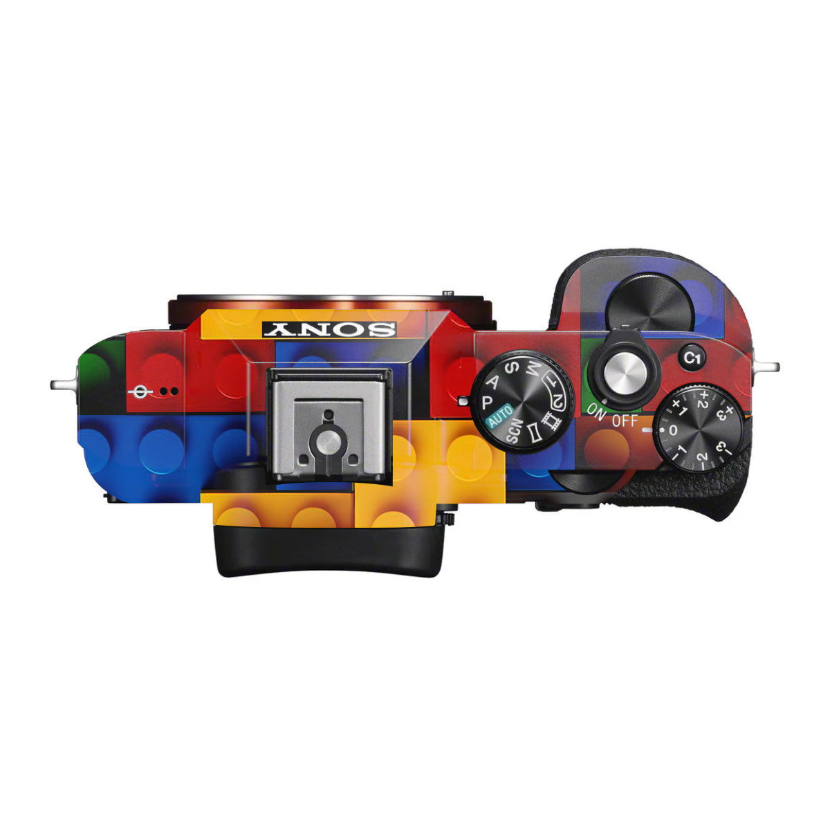 Colorful LEGO Brick Wall Pattern Sony A7 S Camera Skin