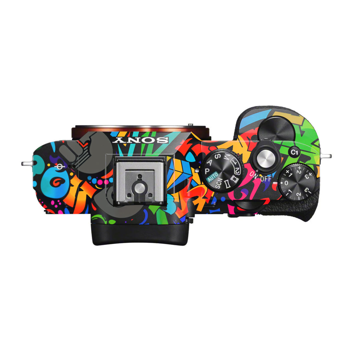 Colorful Urban Street Art Lettering Sony A7 S Camera Skin