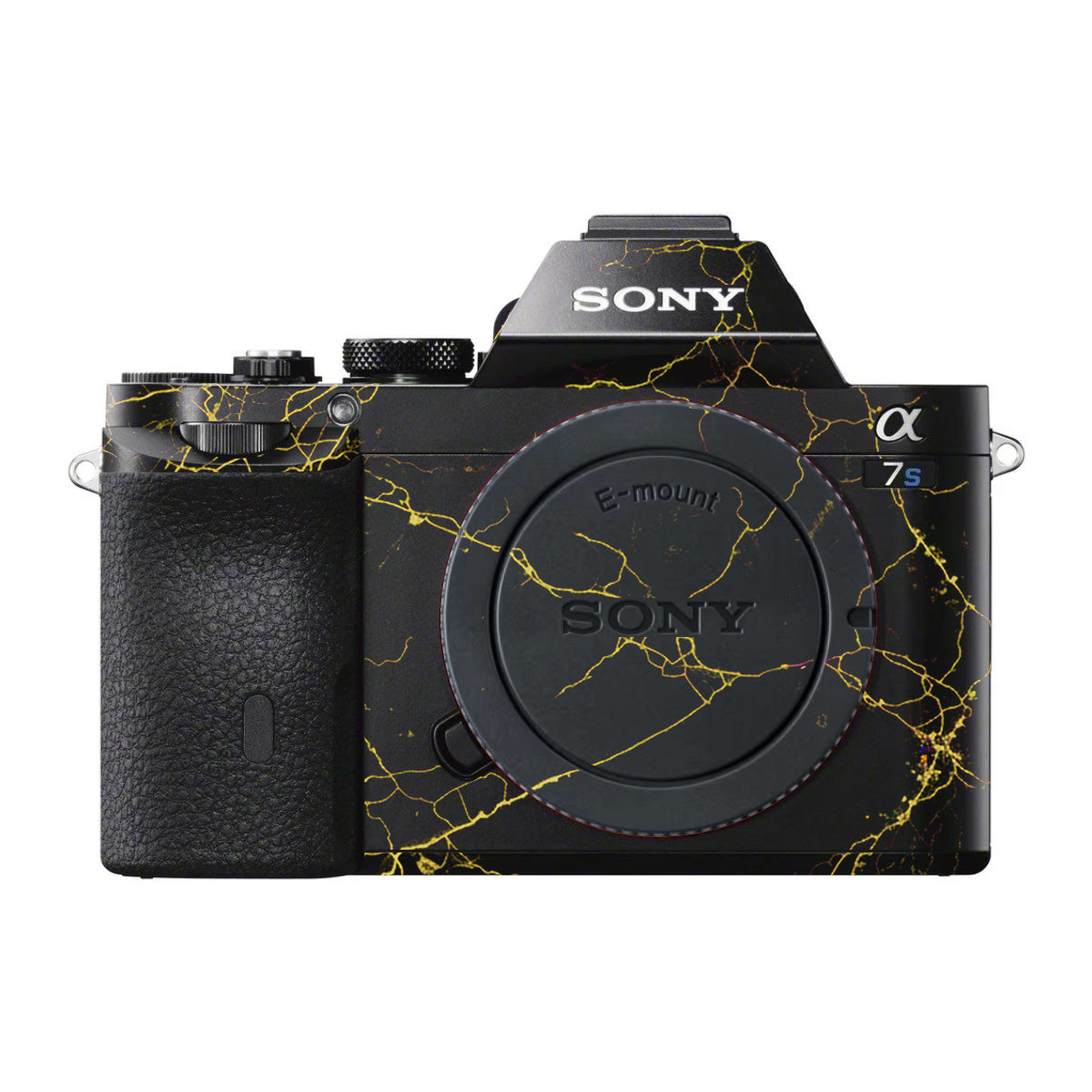 Electric Gold Veins Sony A7 S Camera Skin
