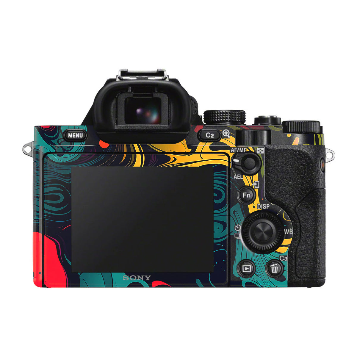 Psychedelic Color Swirl Sony A7 S Camera Skin