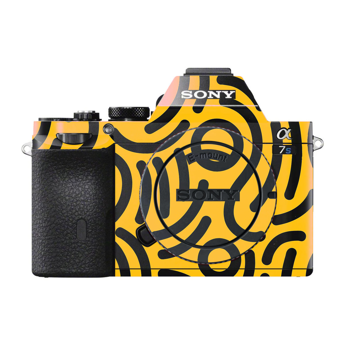 Minimal Yellow Wave Sony A7 S Camera Skin