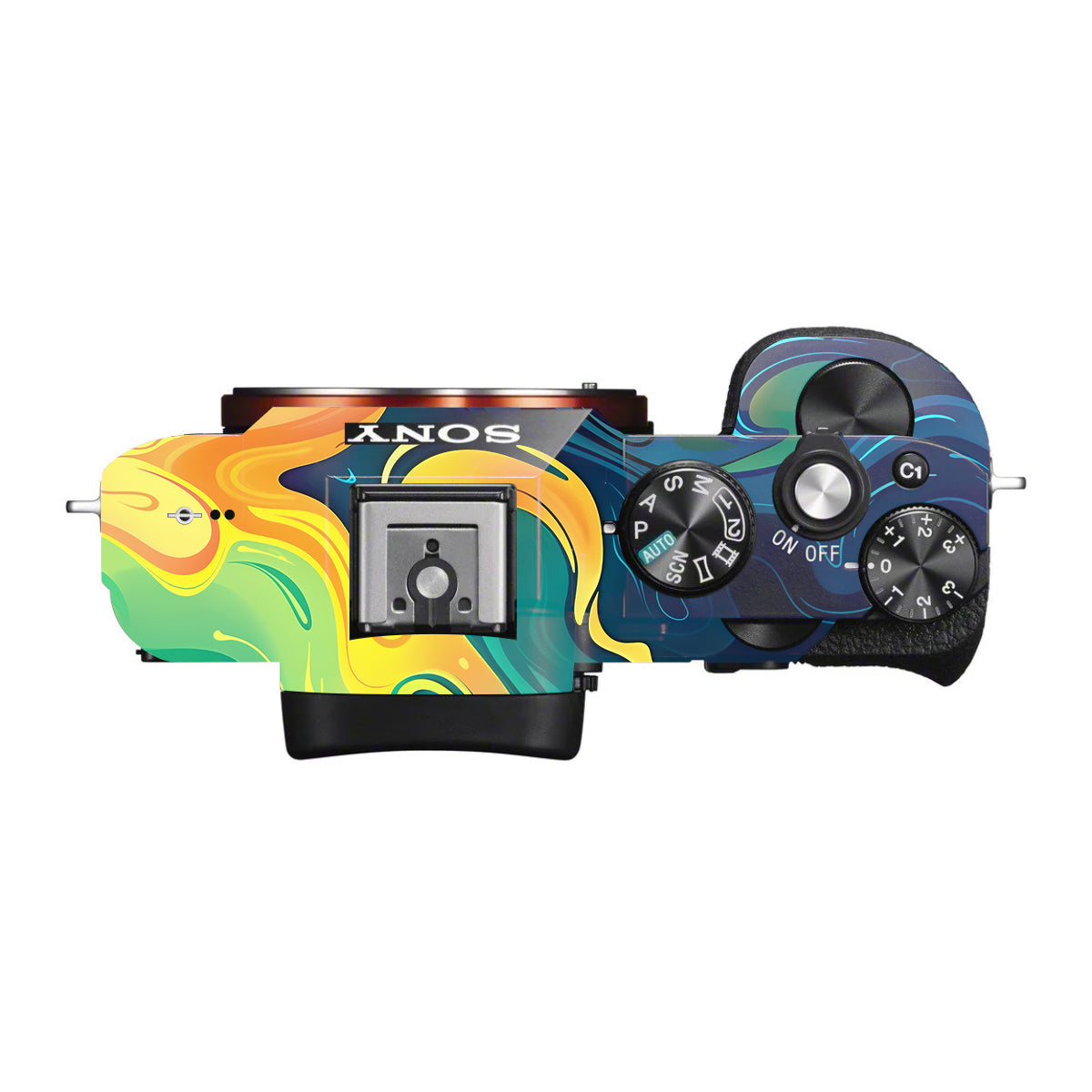 Rainbow Liquid Fusion Sony A7 S Camera Skin