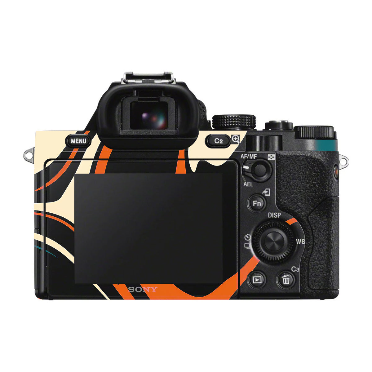 Mid-Century Abstract Swirl Sony A7 S Camera Skin