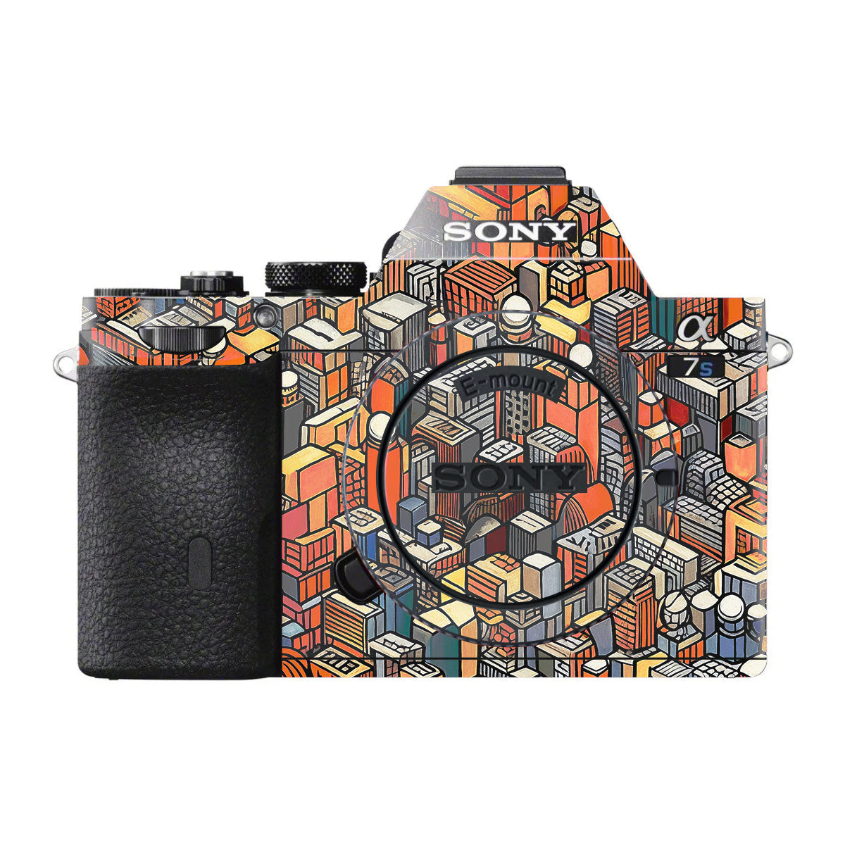 Isometric Cityscape Sony A7 S Camera Skin