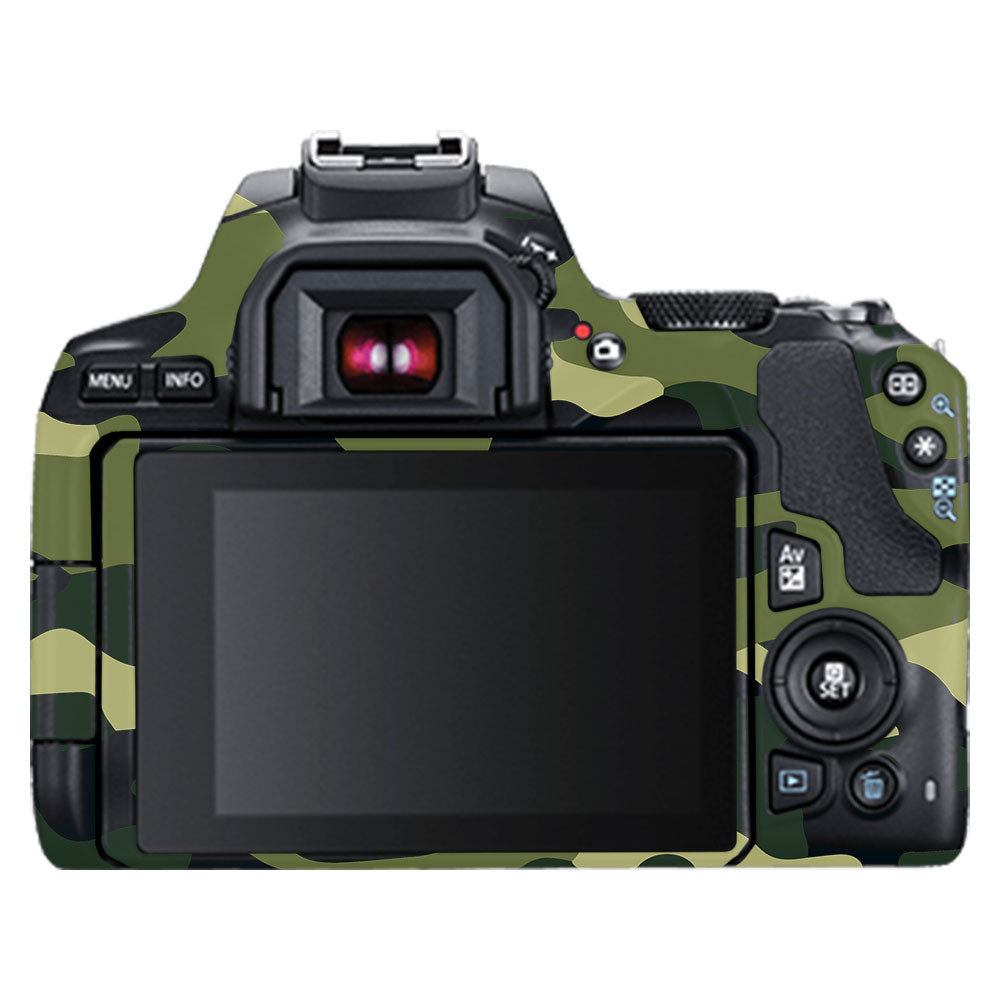 Forest Green Camo Canon EOS 200D II Camera Skins