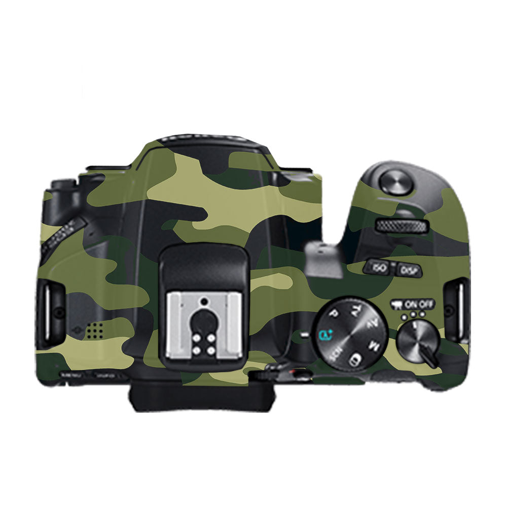 Forest Green Camo Canon EOS 200D II Camera Skins