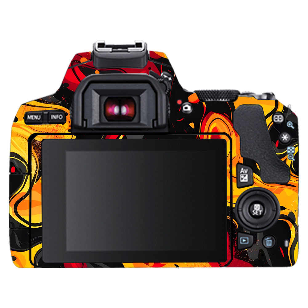 Lava Burst Canon EOS 200D II Camera Skins