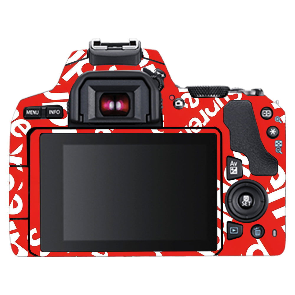 Supreme Red Canon EOS 200D II Camera Skins