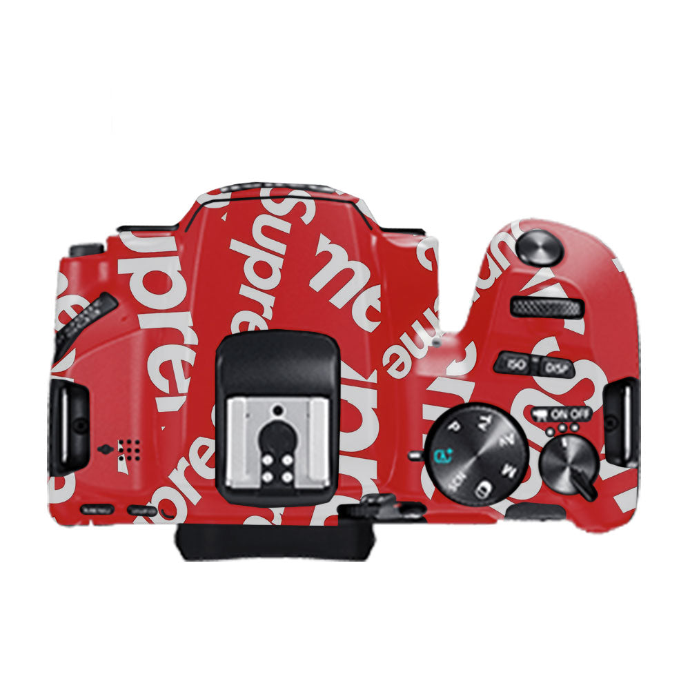 Supreme Red Canon EOS 200D II Camera Skins