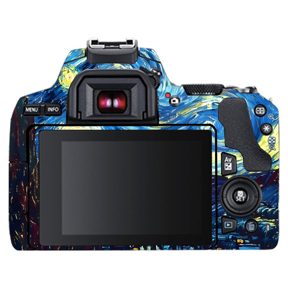 Starry Night Art Canon EOS 200D II Camera Skins