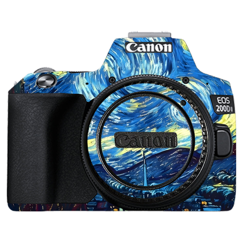 Starry Night Art Canon EOS 200D II Camera Skins