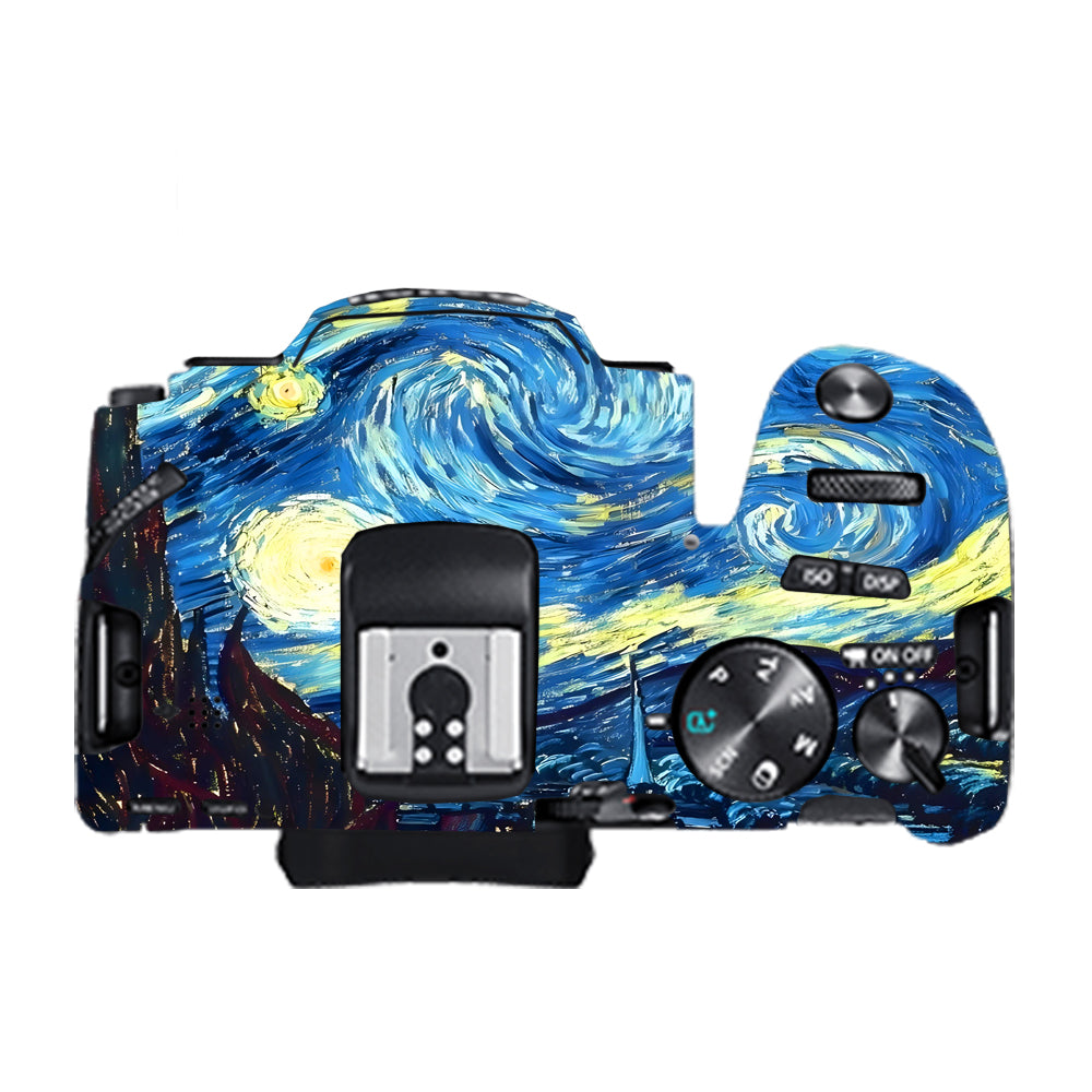Starry Night Art Canon EOS 200D II Camera Skins