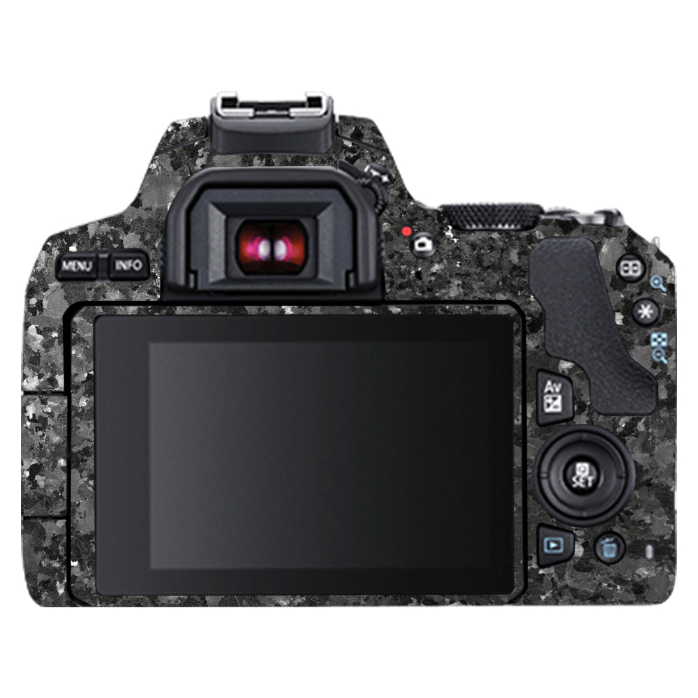 Black Granite Canon EOS 200D II Camera Skins