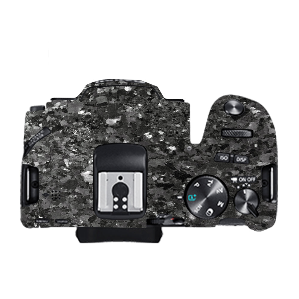 Black Granite Canon EOS 200D II Camera Skins