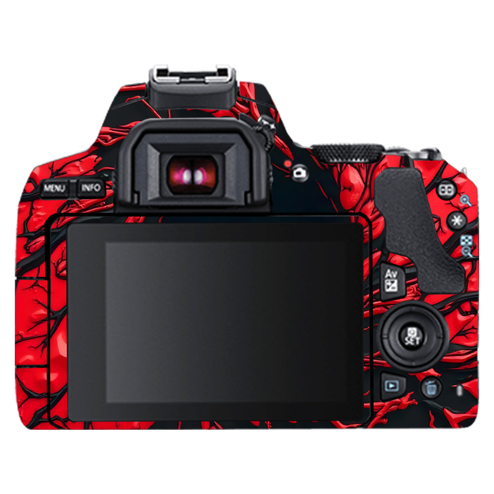 Venom Red Canon EOS 200D II Camera Skins