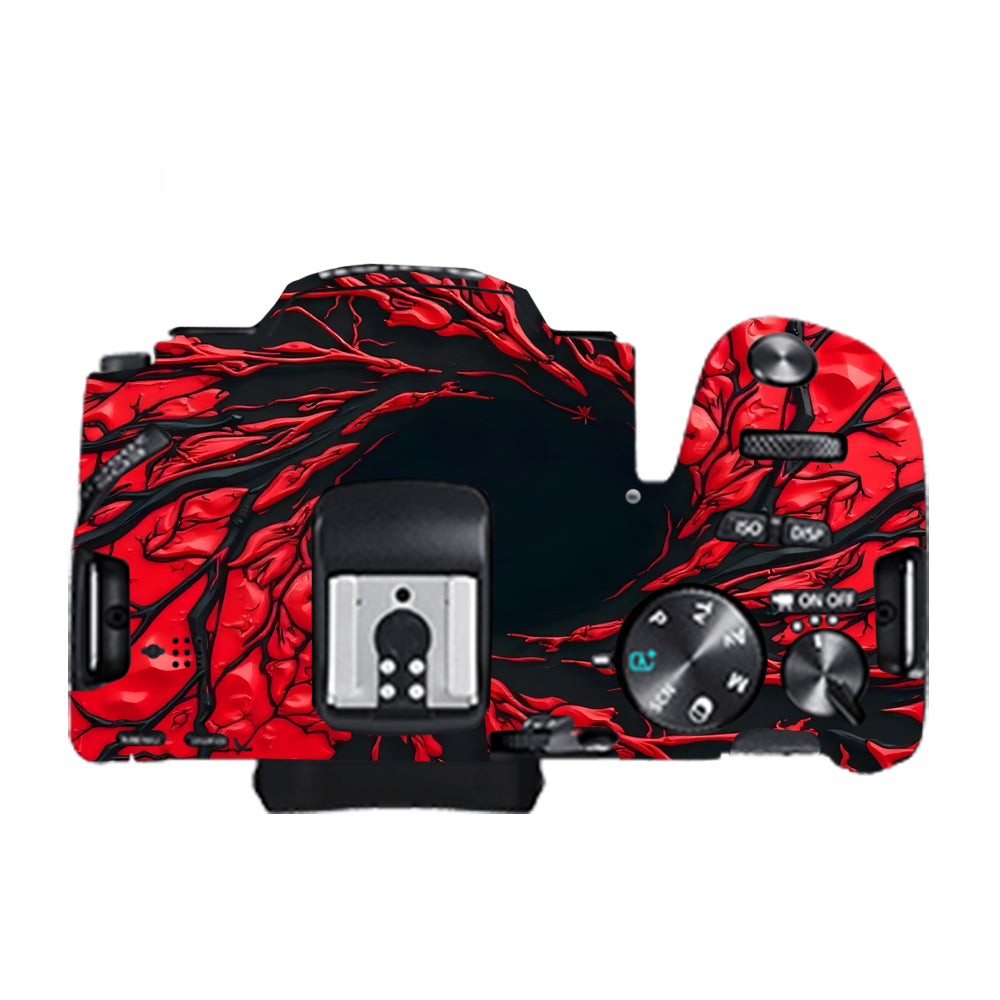 Venom Red Canon EOS 200D II Camera Skins