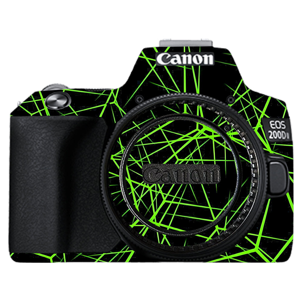 Neon Grid Canon EOS 200D II Camera Skins