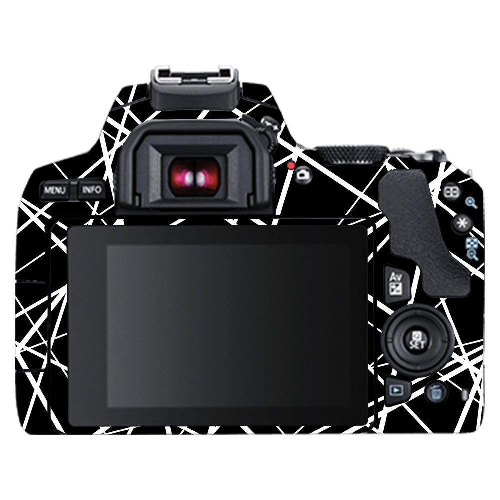Mono Grid Canon EOS 200D II Camera Skins