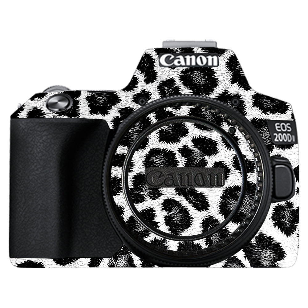 Snow Leopard Spots Canon EOS 200D II Camera Skins