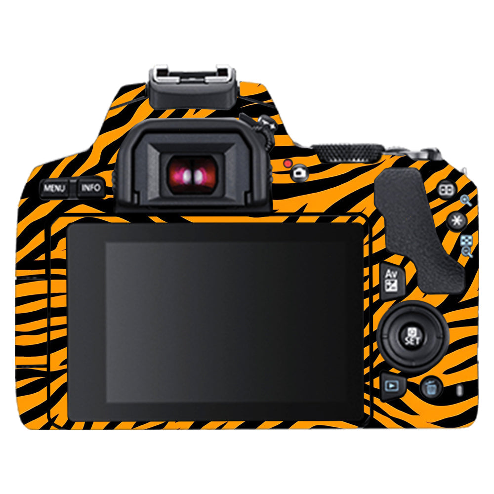 Zebra Gold Pattern Canon EOS 200D II Camera Skins