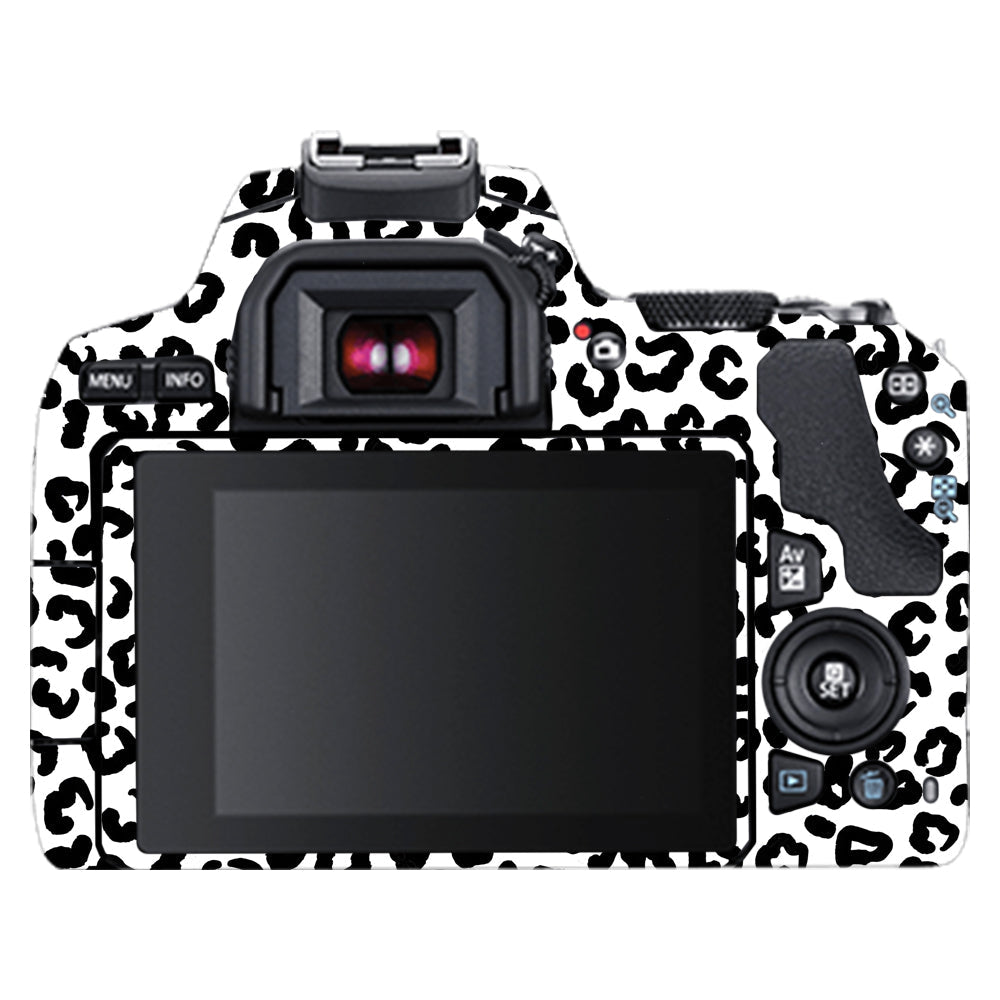 White Leopard Canon EOS 200D II Camera Skins