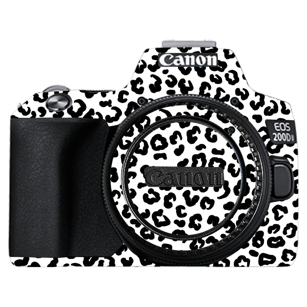 White Leopard Canon EOS 200D II Camera Skins