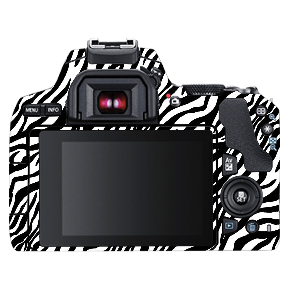 Classic Zebra Stripes Canon EOS 200D II Camera Skins