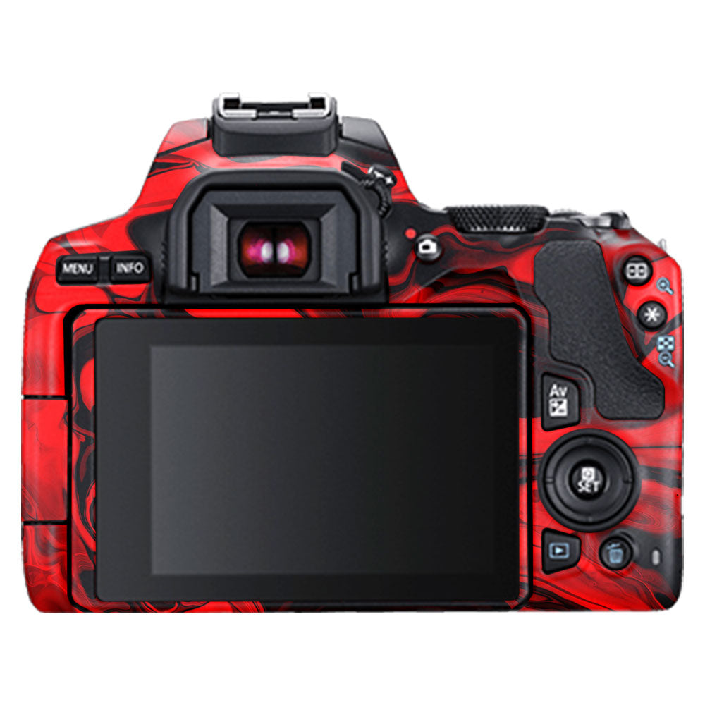 Red Lava Flow Canon EOS 200D II Camera Skin
