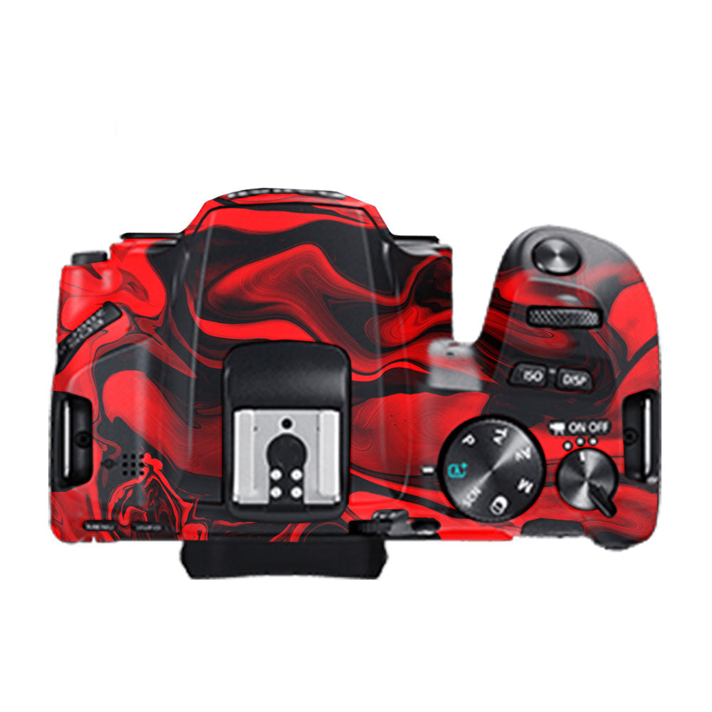 Red Lava Flow Canon EOS 200D II Camera Skin