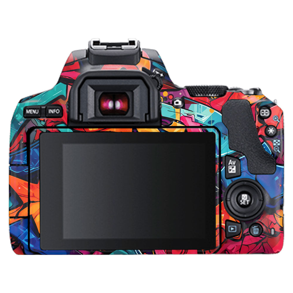 Urban Graffiti Explosion Canon EOS 200D II Camera Skin
