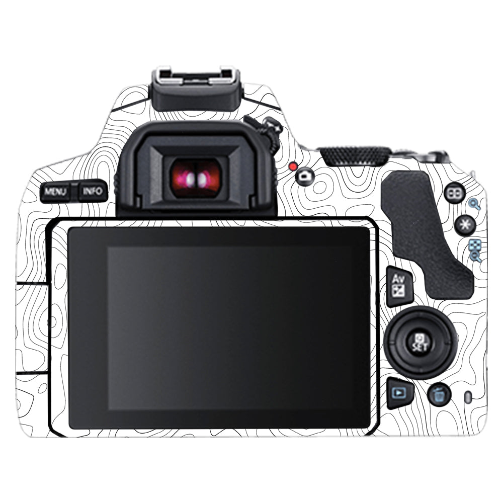 White Contour Design Canon EOS 200D II Camera Skins
