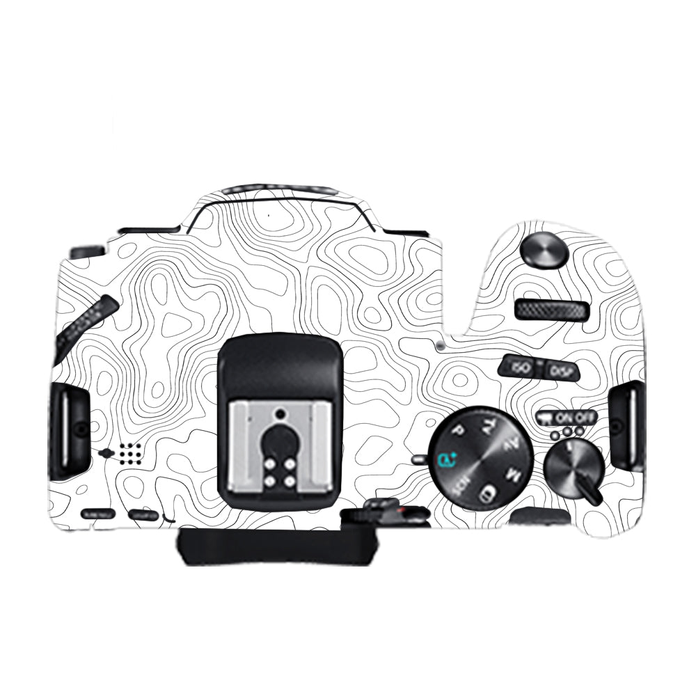 White Contour Design Canon EOS 200D II Camera Skins