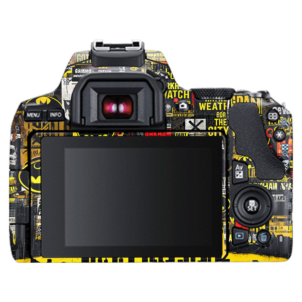 Batman Collage Canon EOS 200D II Camera Skin
