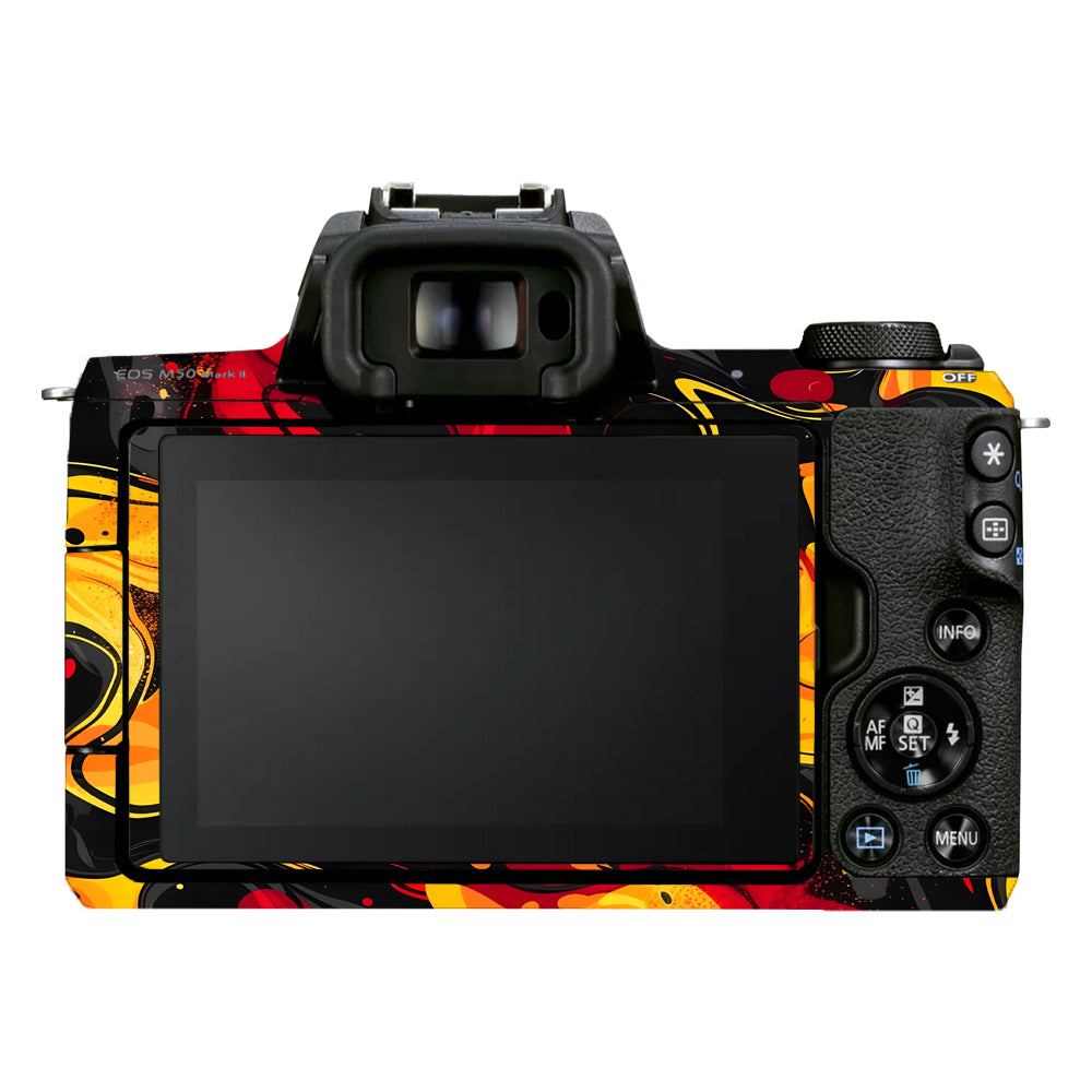 Lava Burst Canon EOS M50 Mark II Camera Skins