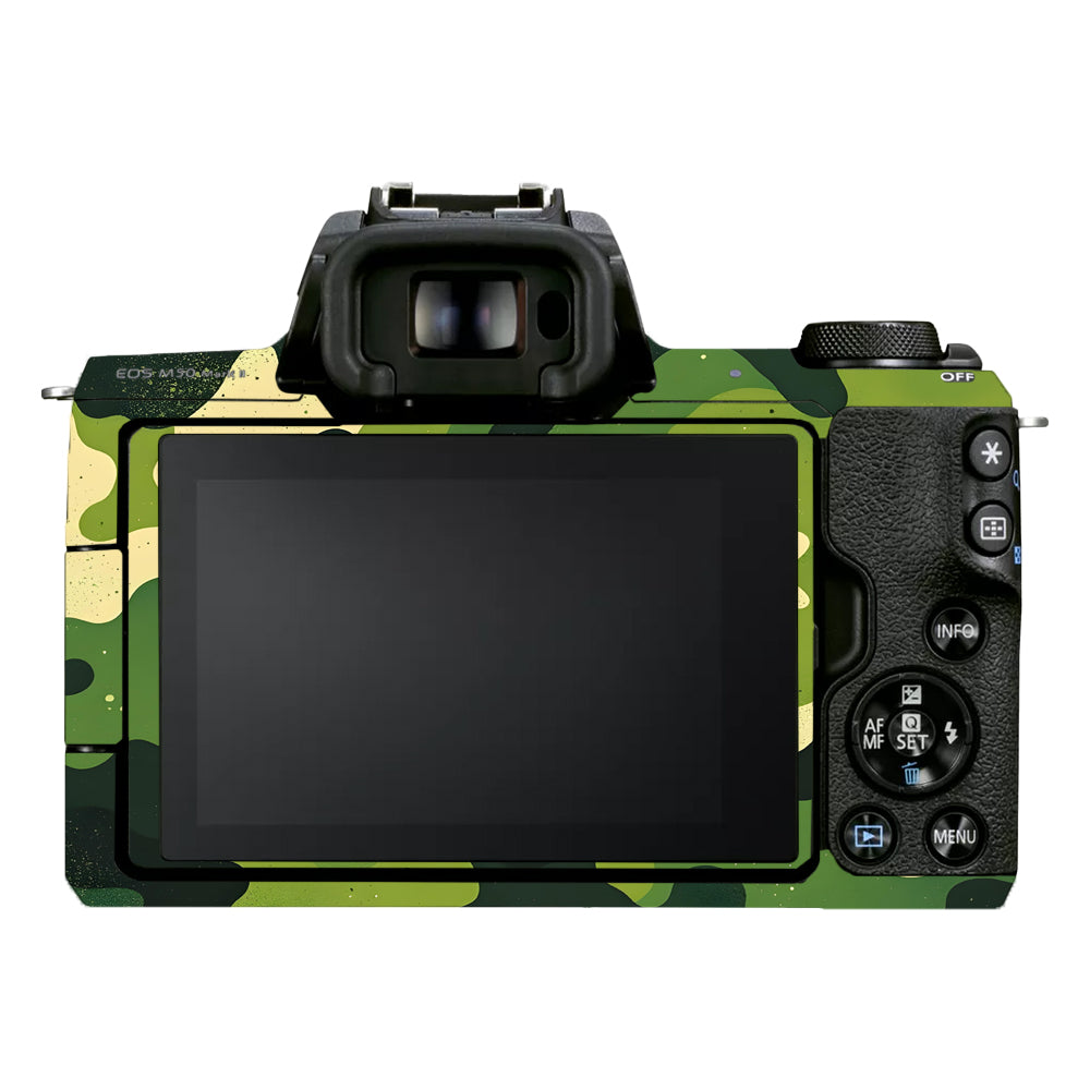 Camouflage Pattern Canon EOS M50 Mark II Camera Skins